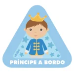 Adhesivo para coche Príncipe a Bordo