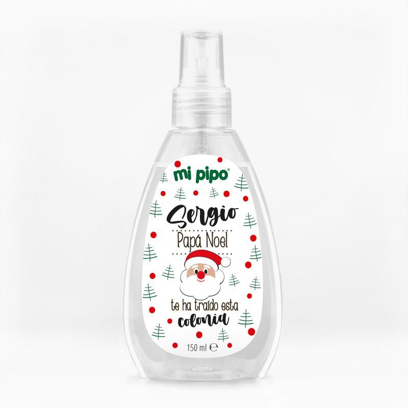 Agua Colonia Navidad personalizada Papá Noel te ha traído 150 ml Agua Colonia Navidad personalizada Papá Noel te ha traído 150 ml