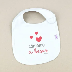 Babero Divertido Cómeme a besos