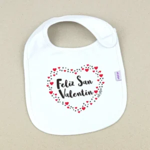 Babero Divertido Feliz San Valentín Corazón
