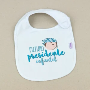 Babero Divertido Futuro Presidente infantil