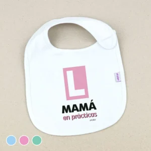 Babero Divertido Mamá en prácticas