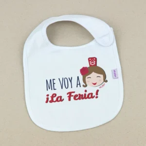 Babero Divertido Me voy a la feria niña