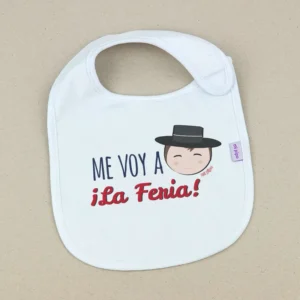 Babero Divertido Me voy a la feria niño