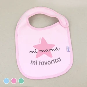 Babero Divertido Mi Mamá mi favorita