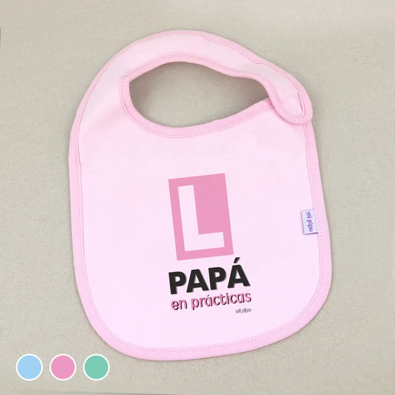 Babero Papá en prácticas Babero Papá en prácticas