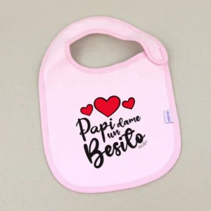 Babero Divertido Papi dame un besito