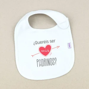 Babero Divertido ¿Queréis ser mis PadrinoS?