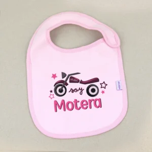 Babero Divertido Soy Motera