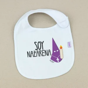 Babero Divertido Soy Nazarena Capirote