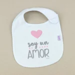 Babero Divertido Soy un amor