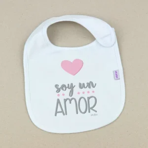Babero Divertido Soy un amor