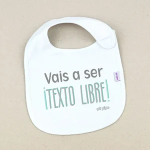 Babero Divertido Vais a ser ¡(Texto libre)!