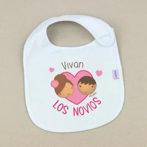 Babero Divertido Vivan los Novios