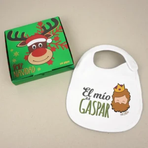 Babero Navideño El Mío es Gaspar