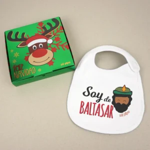 Babero Navideño Soy de Baltasar Babero Navideño Soy de Baltasar