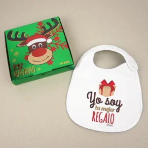 Babero Navideño Yo soy tu mejor regalo