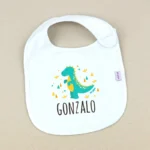 Babero Personalizado Dinosaurio