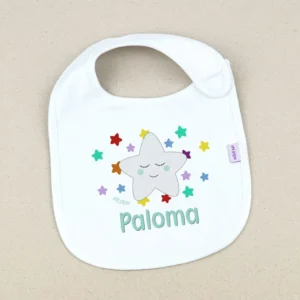 Babero Personalizado Estrella Sonrisa