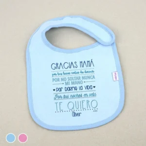 Babero Personalizado Gracias Mamá por…(Nombre)