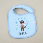 Babero Personalizado Pirata Estrellas