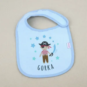 Babero Personalizado Pirata Estrellas