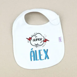 Babero Personalizado Súper Cómic