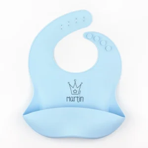 Babero SILICONA Personalizado CORONA