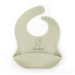 Babero SILICONA Personalizado ELEFANTE