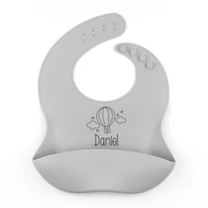 Babero SILICONA Personalizado GLOBO