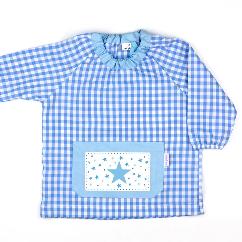 Babi Bolsillo Estrella Azul no personalizado Babi Bolsillo Estrella Azul no personalizado