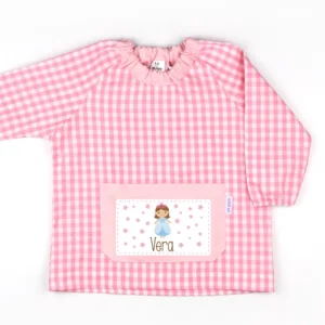 Babi Bolsillo Princesa Rosa personalizado Babi Bolsillo Princesa Rosa personalizado