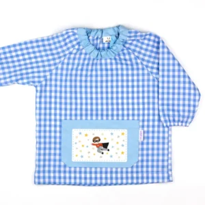 Babi Bolsillo Superhéroe Azul no personalizado Babi Bolsillo Superhéroe Azul no personalizado