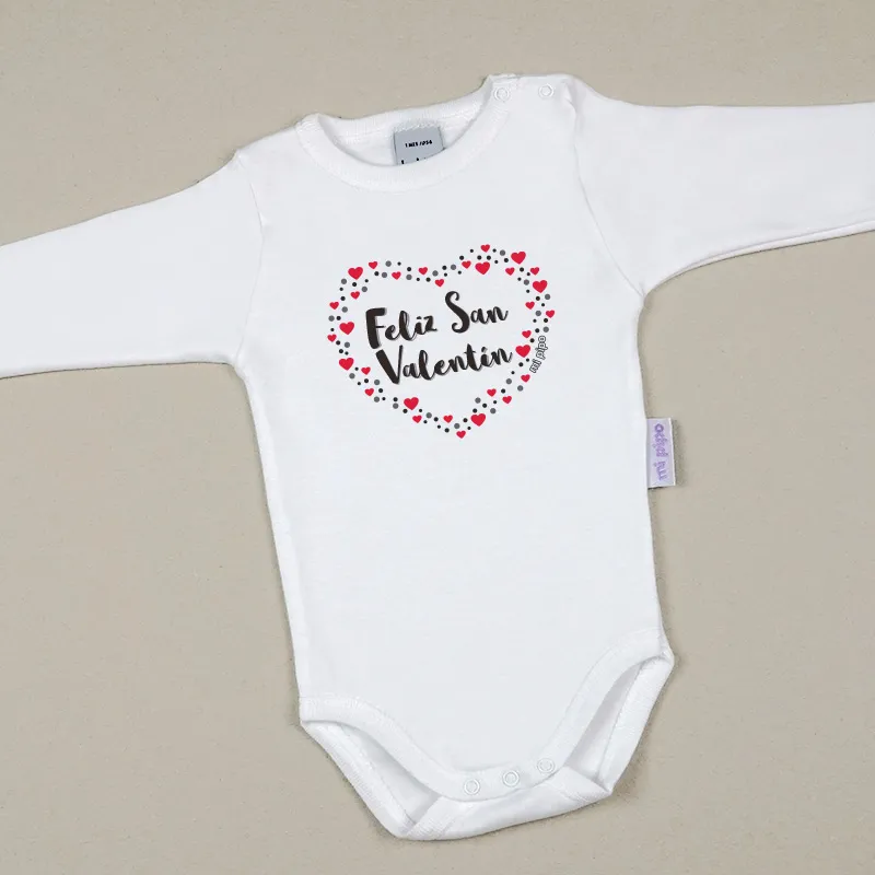 Babidu Body Divertido Feliz San Valentín Corazón Babidu Body Divertido Feliz San Valentín Corazón