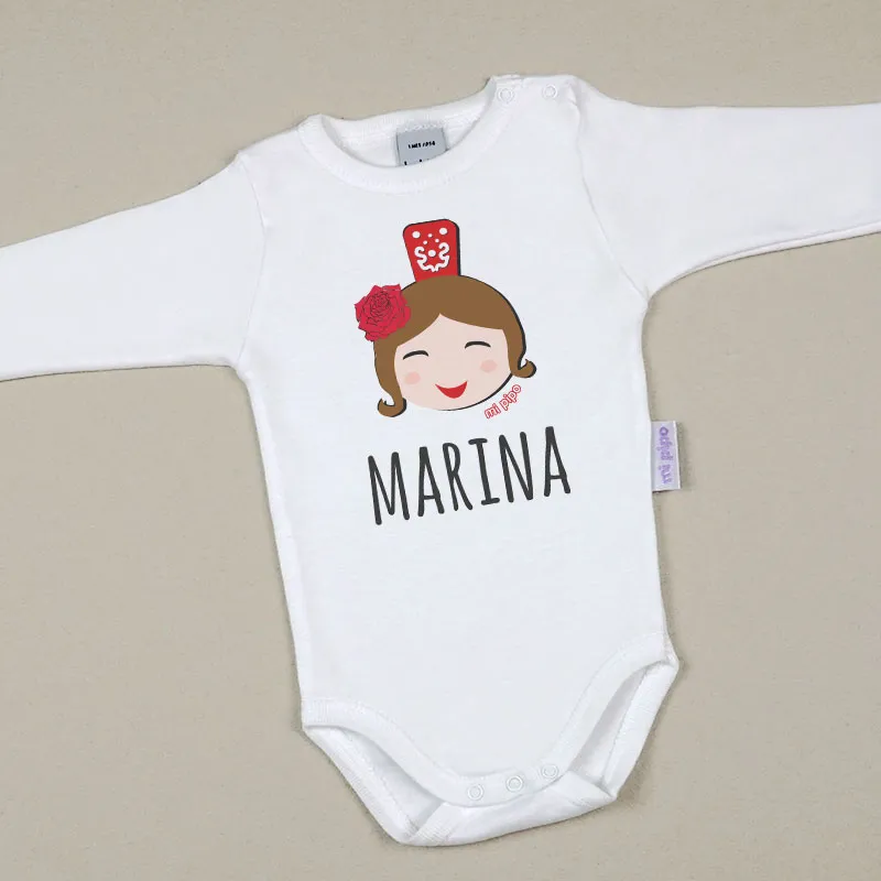 Babidu Body Divertido Feria niña personalizable Babidu Body Divertido Feria niña personalizable