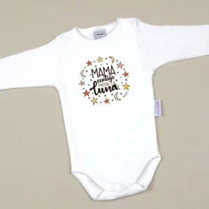 Babidu Body Divertido Mamá contigo hasta la Luna