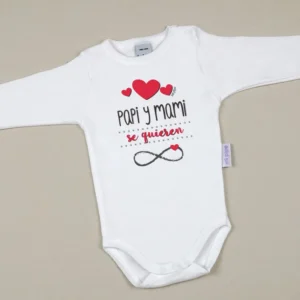 Babidu Body Divertido Papi y Mami se quieren infinito