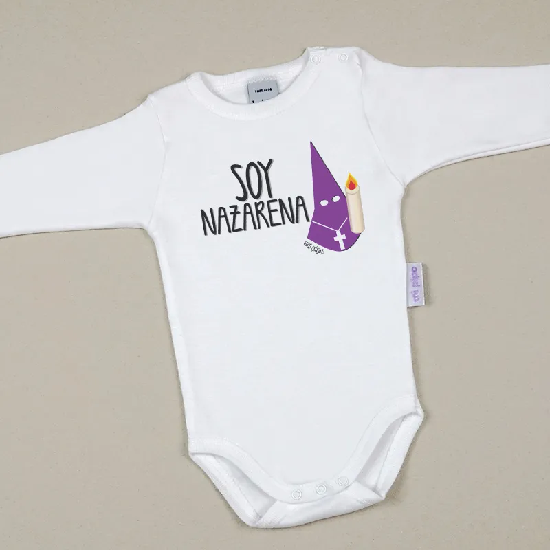 Babidu Body Divertido Soy Nazarena Capirote Babidu Body Divertido Soy Nazarena Capirote