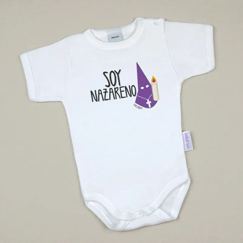 Babidu Body Divertido Soy Nazareno Capirote Babidu Body Divertido Soy Nazareno Capirote