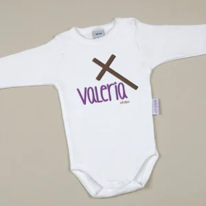 Babidu Body Personalizado nombre + Cruz