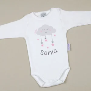 Babidu Body Personalizado Nube Rosa