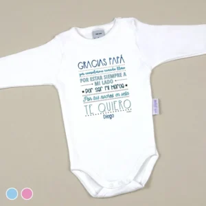 Babidu Body Personalizado Papá gracias por…(Nombre)