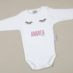Babidu Body Personalizado Pestañas Rosa