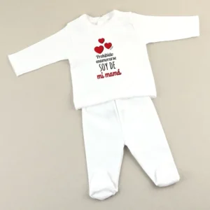 Babidu set 2 Piezas 0m Divertido Prohibido enamorarse soy de mi mamá
