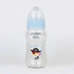 Biberón Pirata 300 ml (PERSONALIZADO EN LA ROSCA)