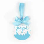 Bola Celeste Navidad METACRILATO Personalizada