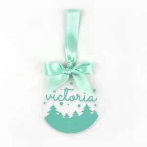 Bola Menta Navidad METACRILATO Personalizada