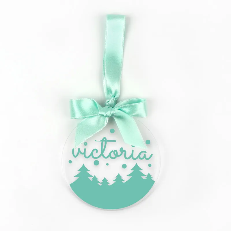 Bola Menta Navidad METACRILATO Personalizada Bola Menta Navidad METACRILATO Personalizada