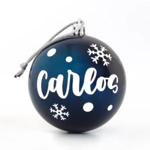 Bola Navidad Azul personalizada