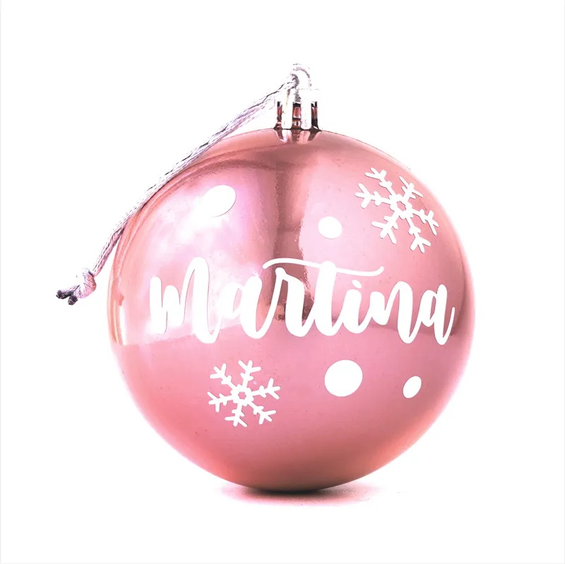 Bola Navidad Rosa personalizada Bola Navidad Rosa personalizada
